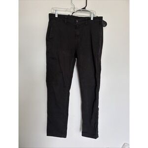 George Black Slim Dressed Cotton Pants Mens Size 32/30